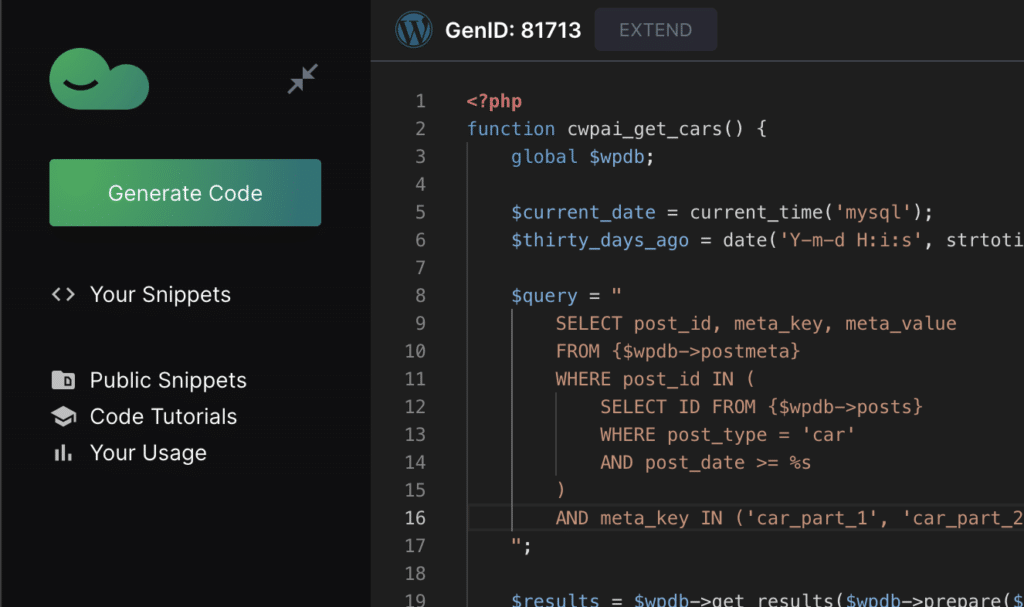 Free PHP code editor